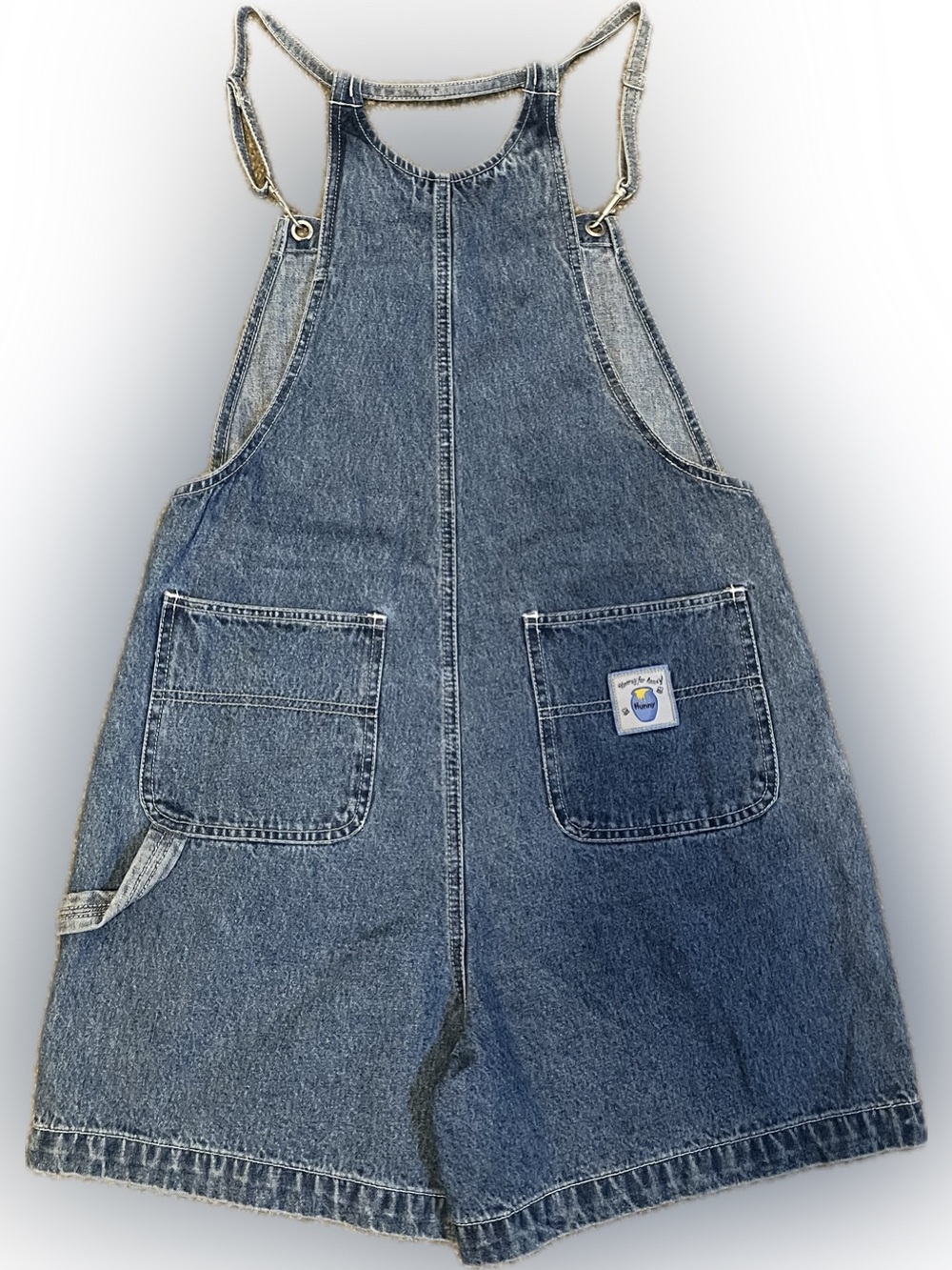 1990’s Jerry Leigh Disney Denim Eeyore Shortalls size M - Picture 2 of 9
